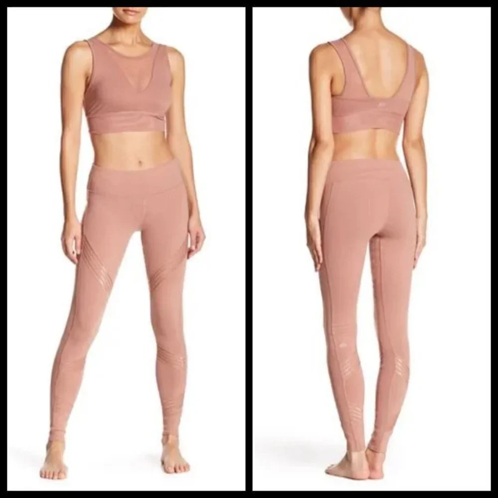 💕ALO YOGA💕 Multi Legging High Waisted Rosewater